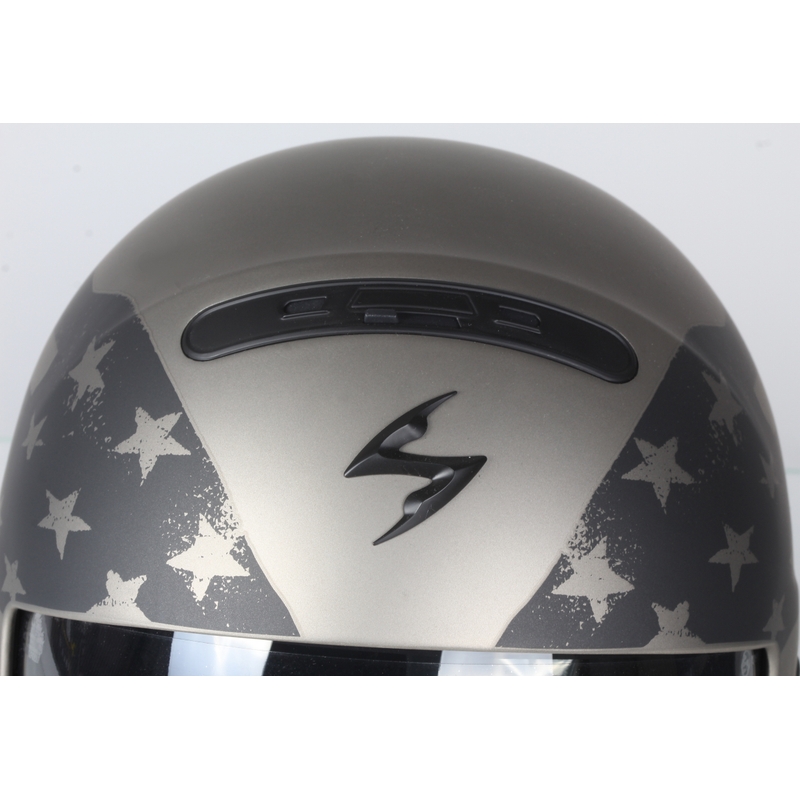 Helm Scorpion EXO-COMBAT Rookie schwarz-titan Ausverkauf