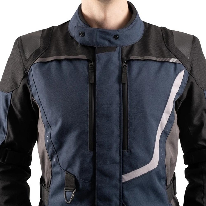 Oxford Montreal 5.0 Motorradjacke blau-schwarz-grau