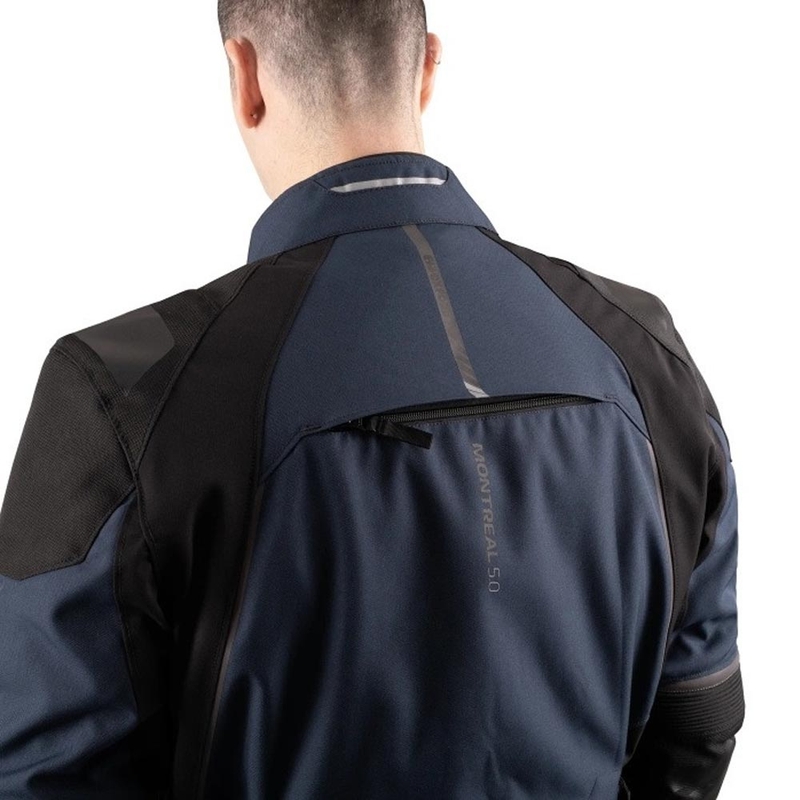 Oxford Montreal 5.0 Motorradjacke blau-schwarz-grau