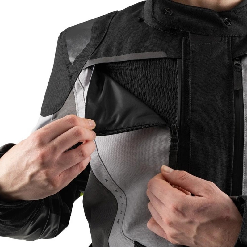 Oxford Montreal 5.0 Motorradjacke, grau-schwarz-gelb