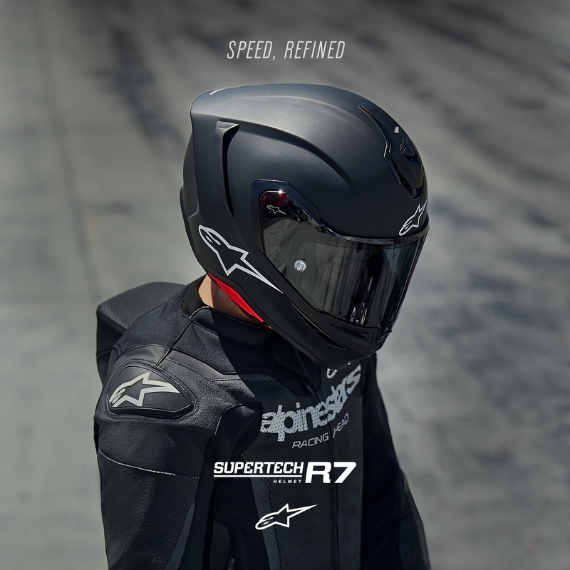 Alpinestars S-R7 Integralhelm, mattschwarz