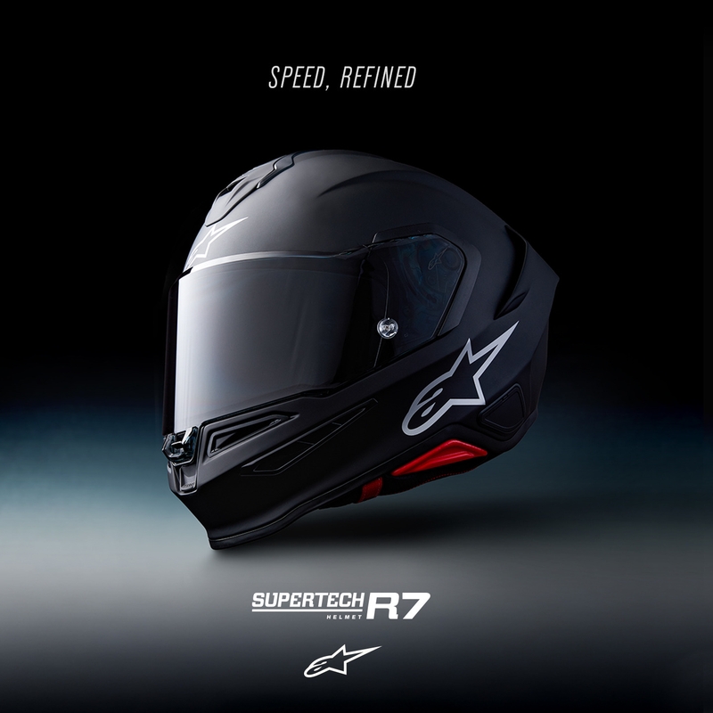 Alpinestars S-R7 Integralhelm, mattschwarz