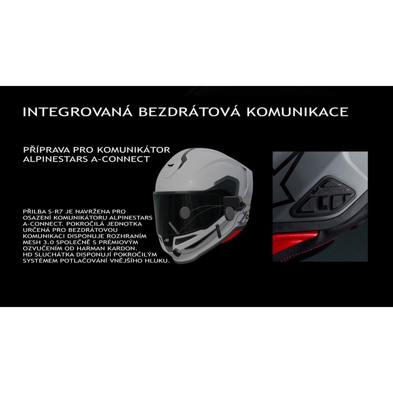 Alpinestars S-R7 Integralhelm, mattschwarz