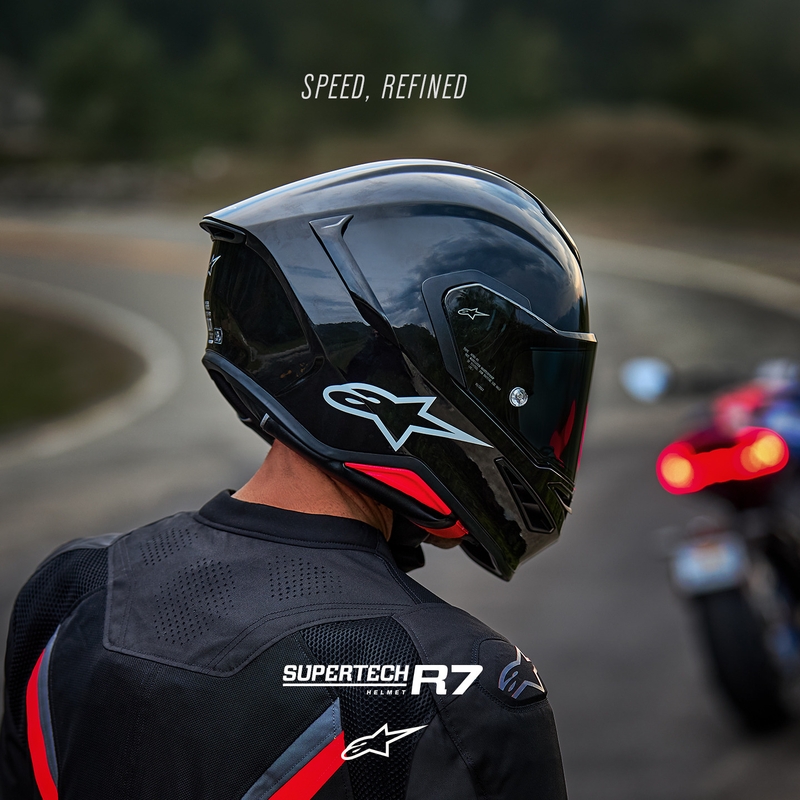 Alpinestars S-R7 Solid Integralhelm, schwarz