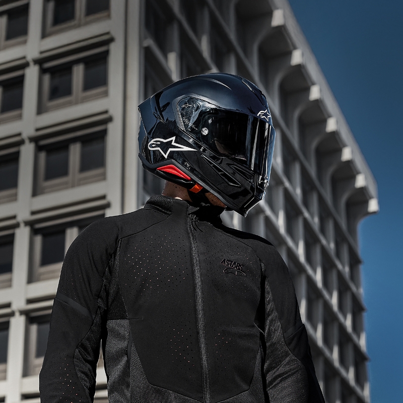 Alpinestars S-R7 Solid Integralhelm, schwarz