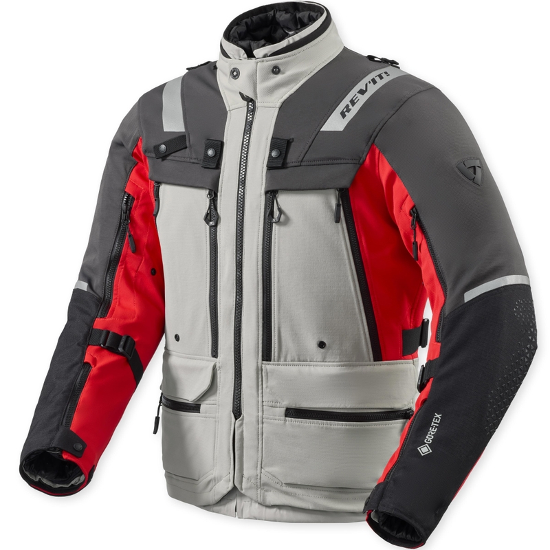 Revit Defender 4 GTX Motorradjacke anthrazitrot