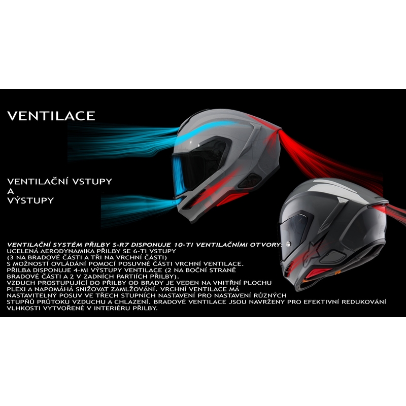 Alpinestars S-R7 Integralhelm, grau