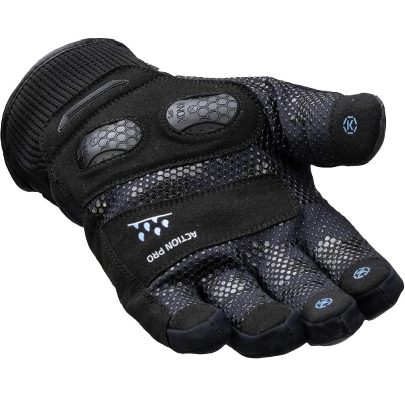Knox Action PRO Wasserdichte Motorradhandschuhe Schwarz