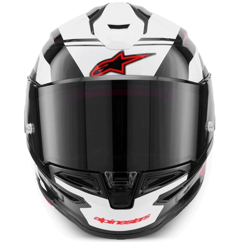 Alpinestars S-R7 A-Core Integralhelm, schwarz-weiß-rot