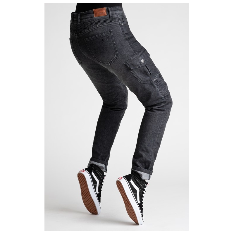 BROGER Ohio Black Motorradjeans Damen Ausverkauf