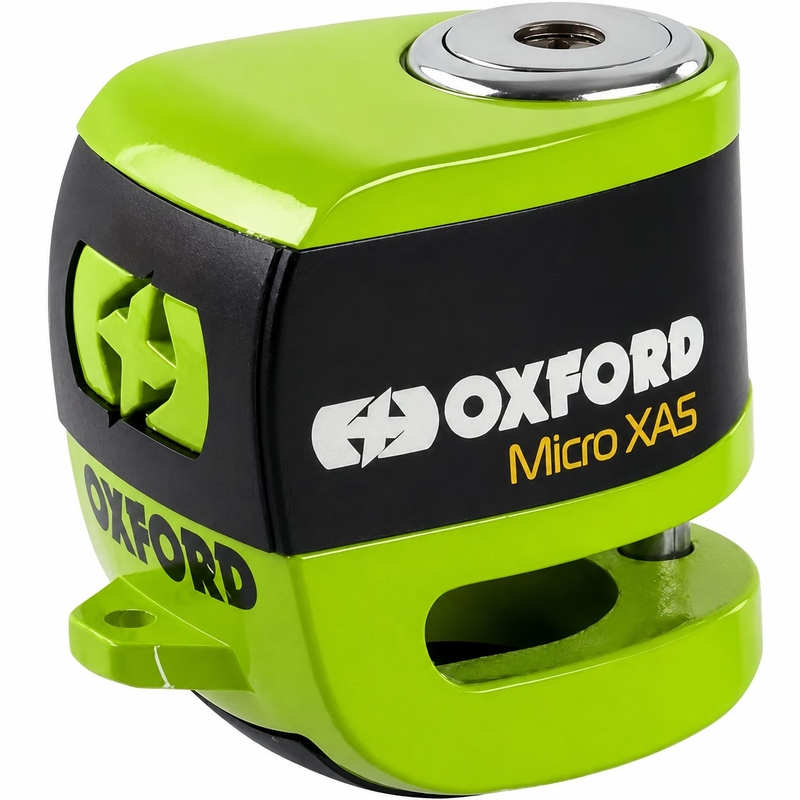 Oxford Micro XA5 Scheibenbremsenschloss – Limitierte Auflage Grün