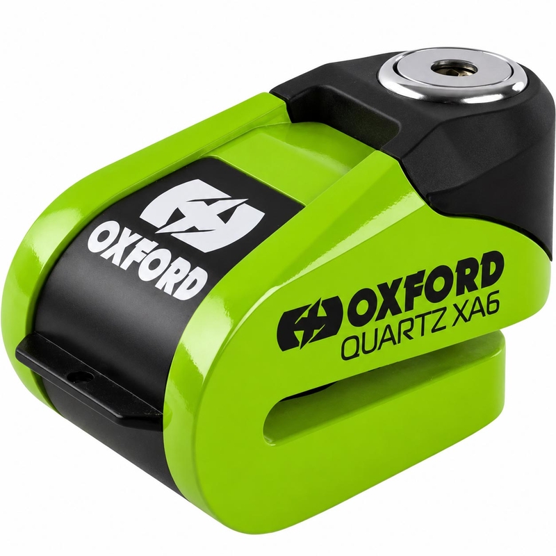 Oxford Quartz Alarm XA6 Scheibenbremsschloss – Limitierte Auflage Grün