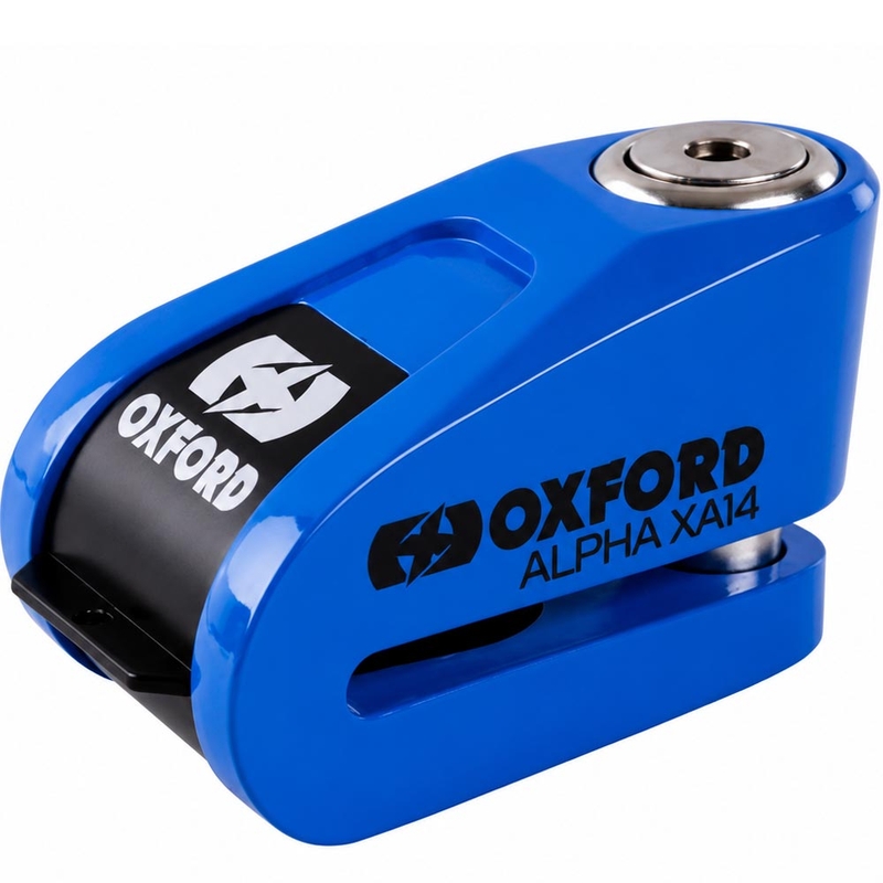 Oxford Alpha Alarm XA14 Scheibenbremsenschloss – Limitierte Auflage Blau