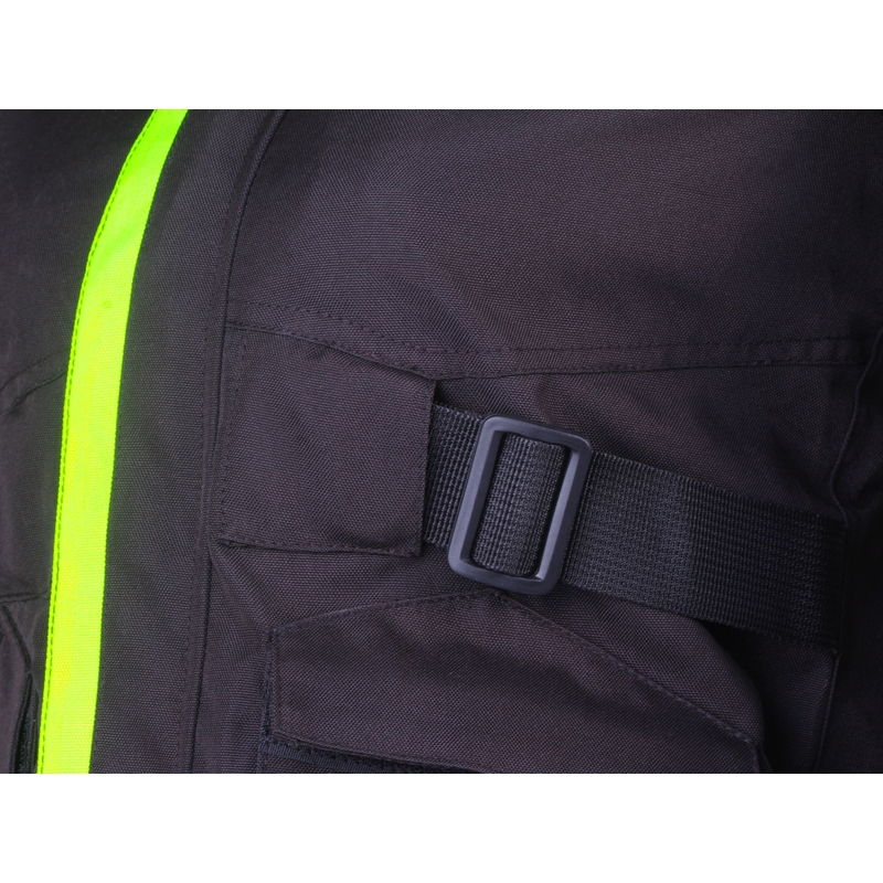 Kinder Motorradjacke Street Racer Drago schwarz-fluo gelb Ausverkauf