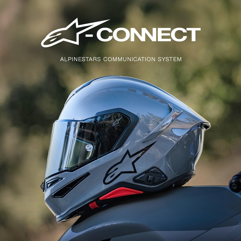 Bluetooth-Motorrad-Intercom-System Alpinestars A-CONNECT, schwarz