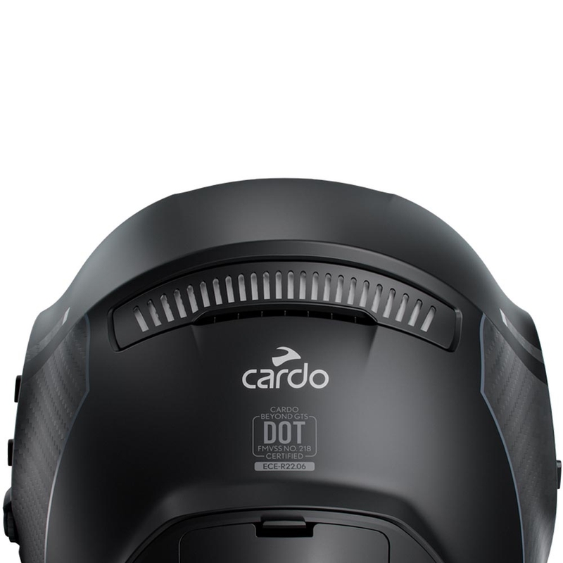 Cardo Beyond GTS Integralhelm für Motorräder, schwarz