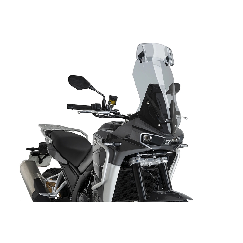 Multiadjustable visor PUIG 2.0 clip-on transparent