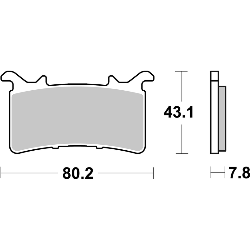Bremsbeläge BREMBO