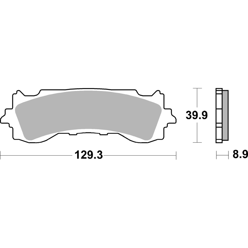 Bremsbeläge BREMBO