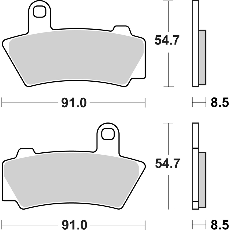 Bremsbeläge BREMBO