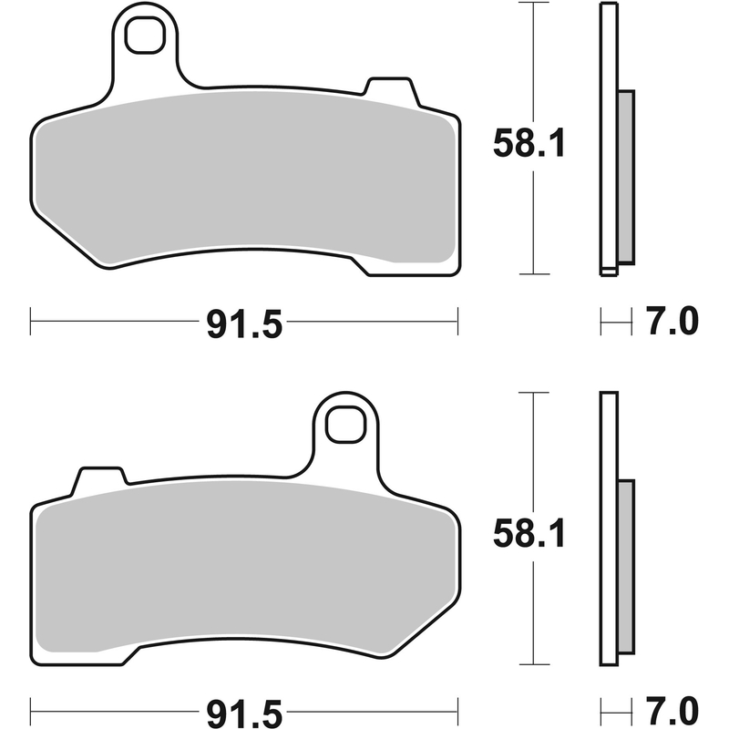 Bremsbeläge BREMBO