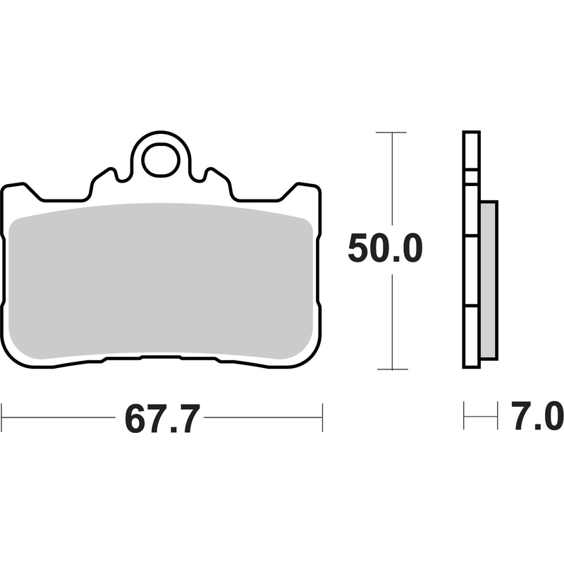 Bremsbeläge BREMBO