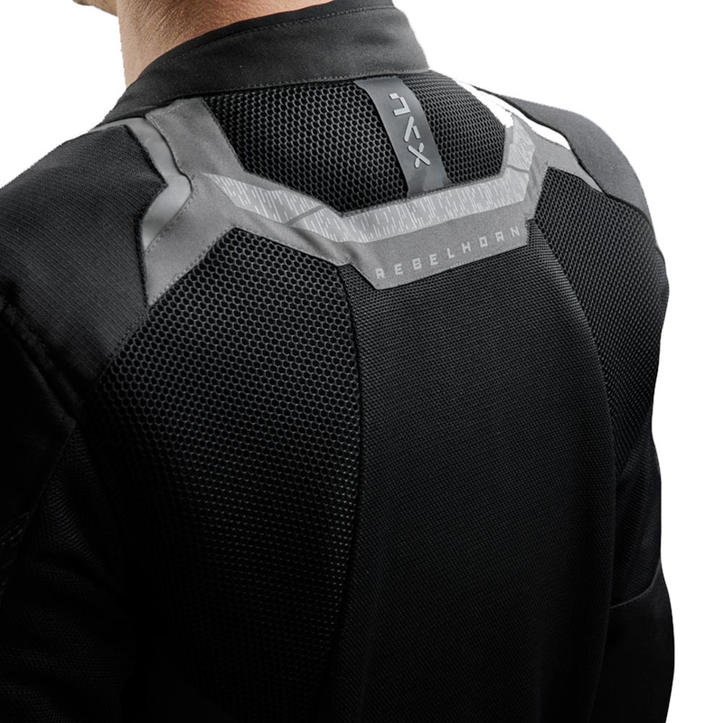 Rebelhorn Jax Motorradjacke schwarz-grau