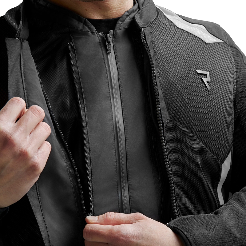 Rebelhorn Jax Motorradjacke schwarz-grau