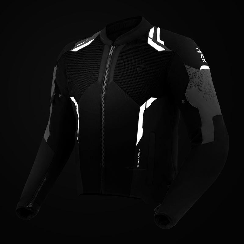Rebelhorn Jax Motorradjacke schwarz-grau