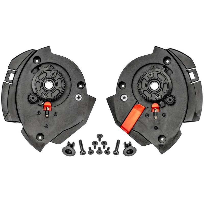 Cassida Multiflip Visiermechanismus für Motorradhelme, schwarz
