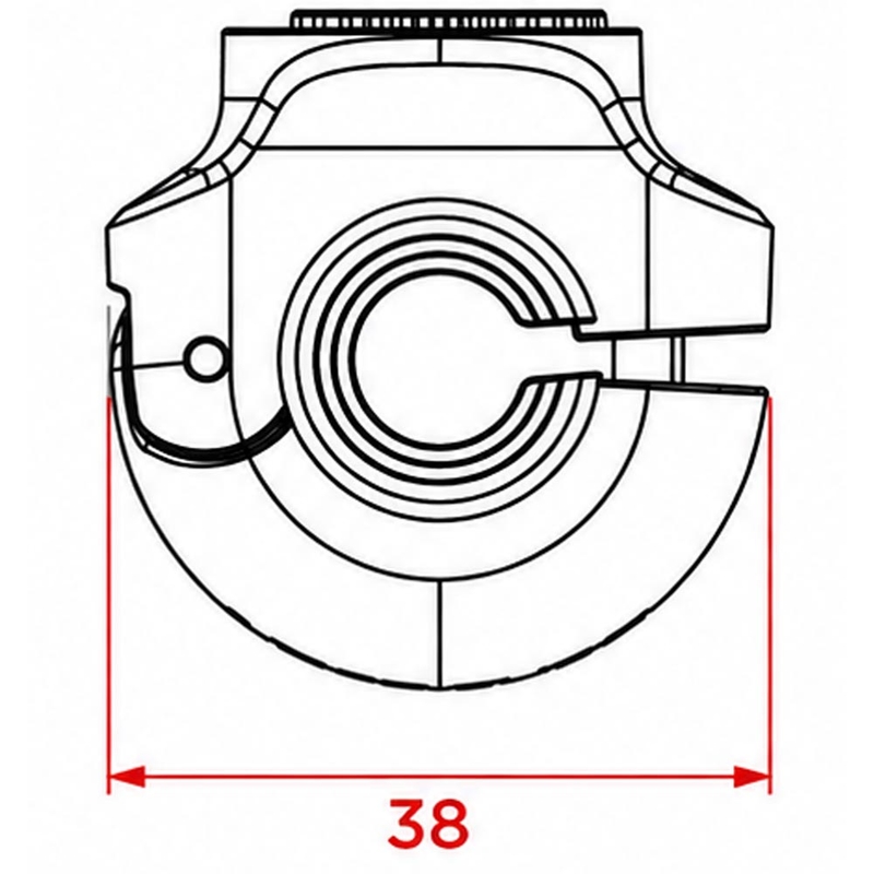 Quad Lock® 360 V2 Kleine Handyhalterung Basis Schwarz