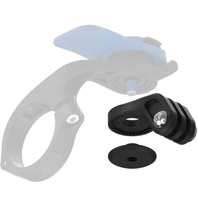 Quad Lock® Action-Kamera-/Lichtadapter Schwarz