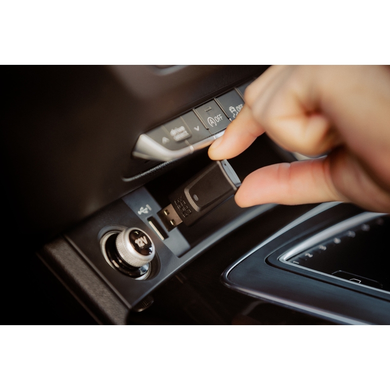 Quad Lock® CarPlay/Android Auto Wireless-Adapter Schwarz