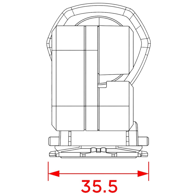 Quad Lock® Stativ schwarz