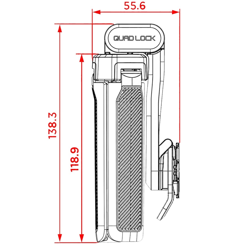 Quad Lock® Stativ schwarz