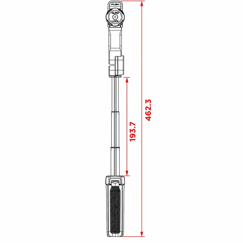 Quad Lock® Stativ schwarz