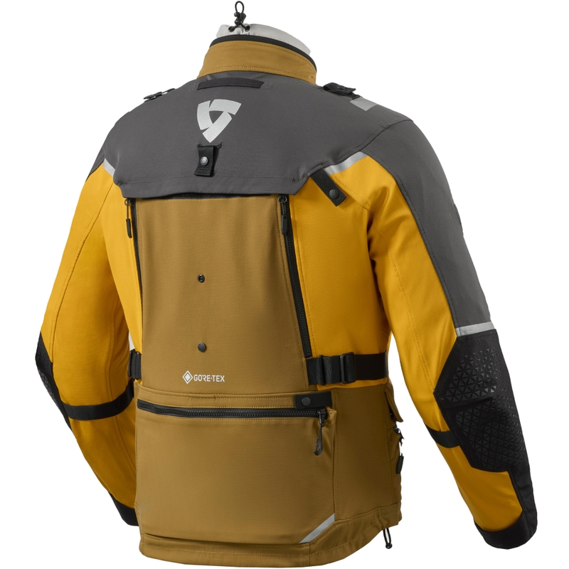 Revit Defender 4 GTX Motorradjacke, schwarz-senfgelb