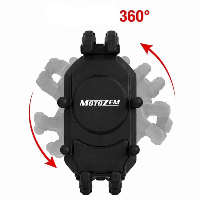 Antivibrations-Handyhalterung MotoZem Claw schwarz