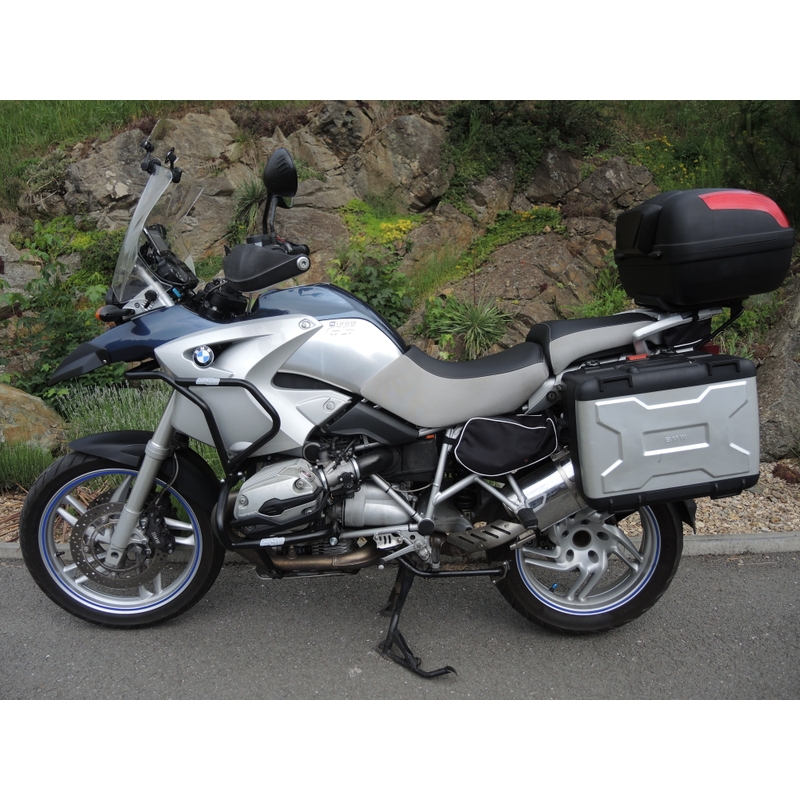 Motor Schutzrahmen RDMOTO schwarz upper + lower für BMW R 1200 GS 2004-2007