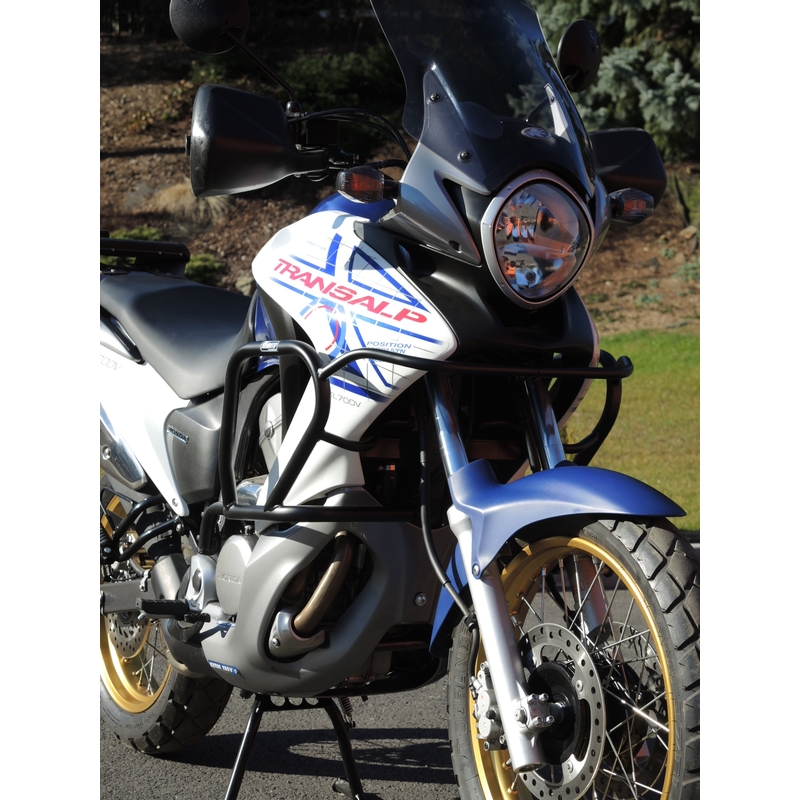 Motor Schutzrahmen RDMOTO schwarz matt für HONDA XL 700 V Transalp 2007-2012
