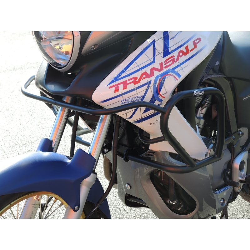 Motor Schutzrahmen RDMOTO schwarz matt für HONDA XL 700 V Transalp 2007-2012