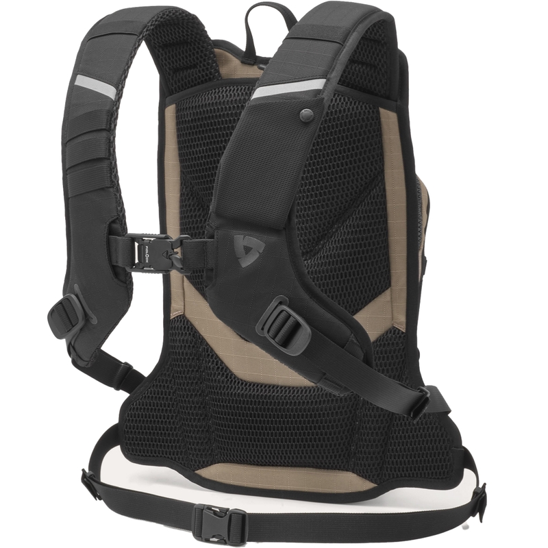 Revit Eolian H2O Motorradrucksack, sand-schwarz, 9 l