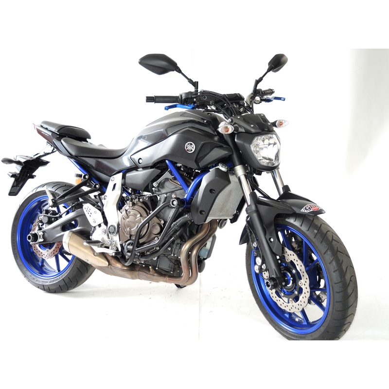 Motor Schutzrahmen RDMOTO schwarz matt für YAMAHA MT-07 700 2014-2023, YAMAHA XSR 700 2014-2023
