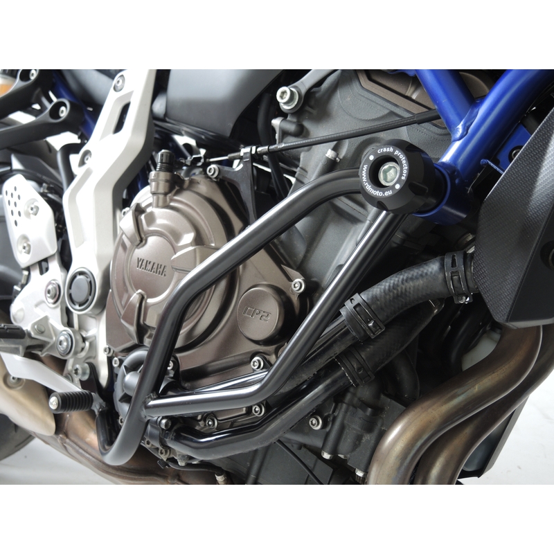 Motor Schutzrahmen RDMOTO schwarz matt für YAMAHA MT-07 700 2014-2023, YAMAHA XSR 700 2014-2023