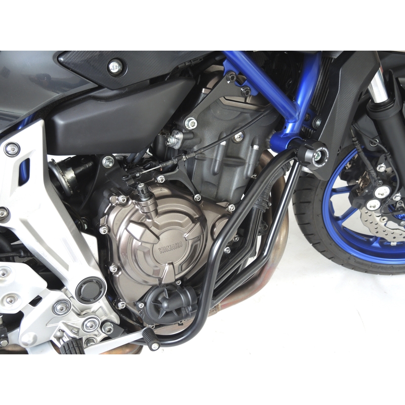 Motor Schutzrahmen RDMOTO schwarz matt für YAMAHA MT-07 700 2014-2023, YAMAHA XSR 700 2014-2023