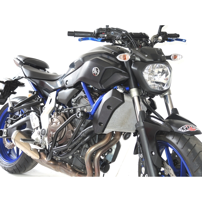 Motor Schutzrahmen RDMOTO schwarz matt für YAMAHA MT-07 700 2014-2023, YAMAHA XSR 700 2014-2023
