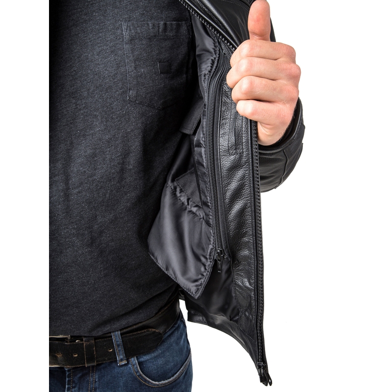 HELITE Roadster Airbag Jacke schwarz