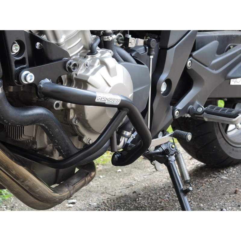 Motor Schutzrahmen RDMOTO schwarz matt Senkung