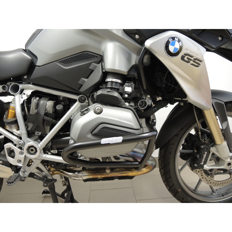 Motor Schutzrahmen RDMOTO schwarz matt Senkung
