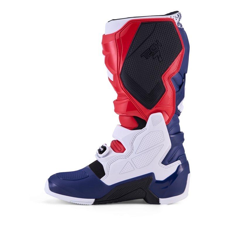 Alpinestars TECH 7 UNITY Motocross-Stiefel rot-weiß-blau